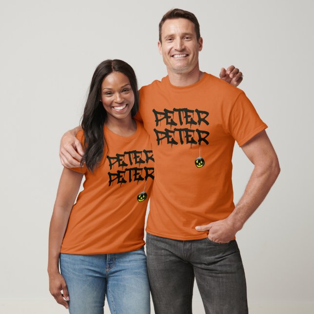 T-shirt Citrouille Peter Halloween Costume effrayant (Unisexe)