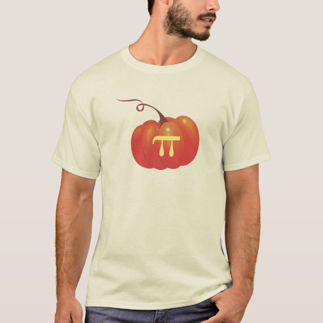 T-shirt Citrouille Pi Math Enseignant Automne Thanksgiving (Devant)