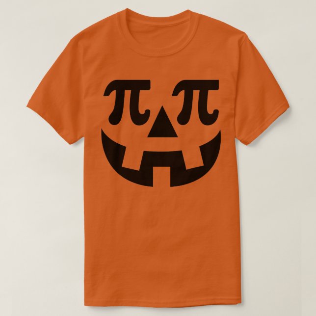 T-shirt Citrouille Pi Pie, Costume Halloween Punny, Pun Ma (Design devant)