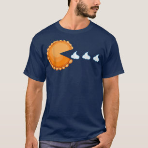 T-shirt Citrouille Pie Famille Repas Retro Jeu Drôle Thank
