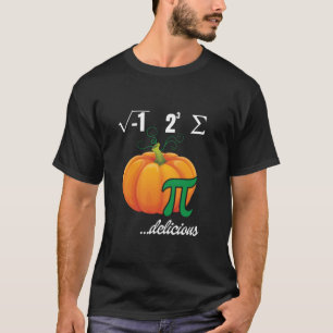 T-shirt Citrouille Pie Math Enseignant Drôle Retour À L'Éc