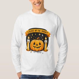 T-shirt Citrouille pour Halloween la nuit