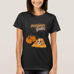 T-shirt citrouille queen bienvenue reine de chute cavalier
