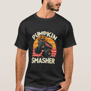 T-shirt Citrouille rétro Smasher Kids Halloween Monster Tr