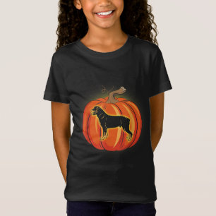 T-Shirt Citrouille Rottweiler Amoureux des chiens costume