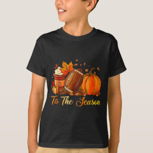 T-shirt Citrouille Sce Football C'est La Saison Automne Ac
