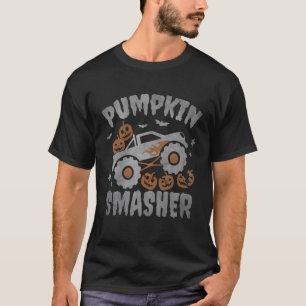 T-shirt Citrouille Smasher Toddler Halloween Pour Monster