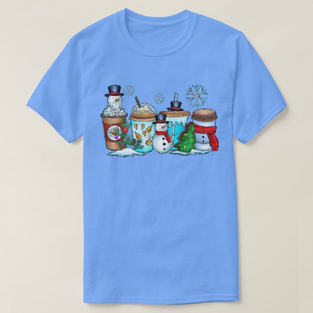 T-shirt Citrouille Spice Coffee Latte Automne Saison Autom (Design devant)