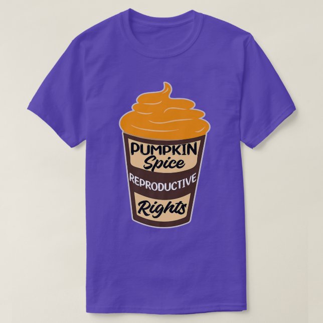 T-shirt Citrouille Spice Droits de reproduction Messy Bun  (Design devant)