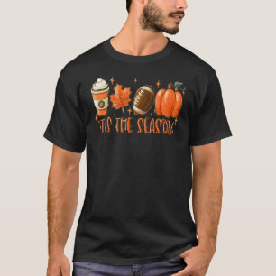 T-shirt Citrouille Spice Football C'Est La Saison Automne