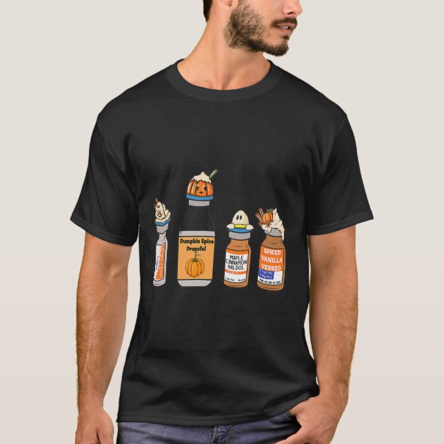 T-shirt Citrouille Spice Propofol Ativan Versed Haldol Nur (Devant)