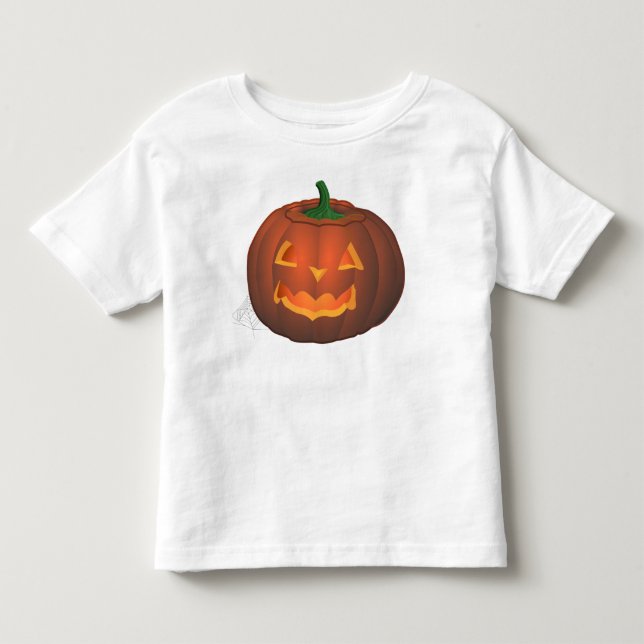 T-shirt Citrouille Toddler Halloween Toddler Shirt (Devant)