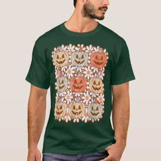 T-shirt Citrouille vintage Retro Halloween2928