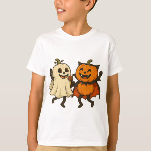 T-shirt Citrouilles dansants en costumes d'Halloween - Fun