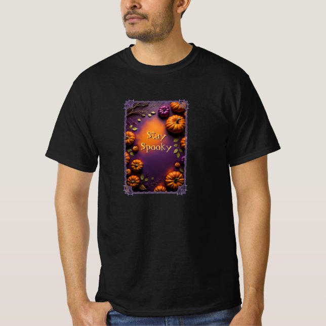 T-shirt Citrouilles d'Halloween (Devant)