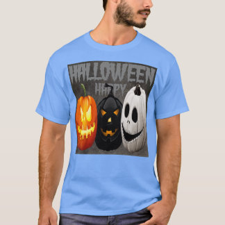 T-shirt Citrouilles et Happy Halloween