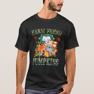 T-shirt Citrouilles fraîches de la ferme du léopard Joyeux
