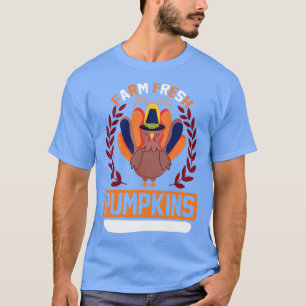 T-shirt Citrouilles frais de ferme