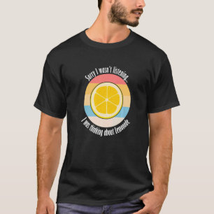 T-shirt Citrus Fruit Citron Citation Ironique À Propos De