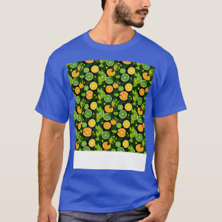 T-shirt Citrus Motif transparent Citron Lime Orange Mandar