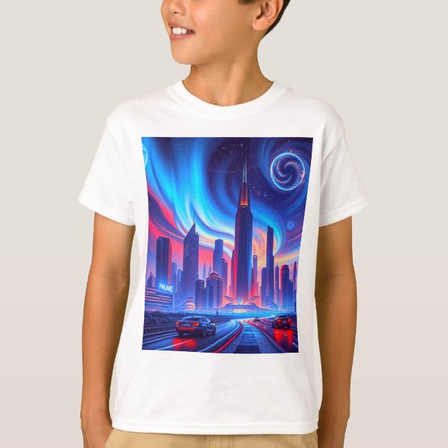 T-shirt City Boys futuriste (Devant)