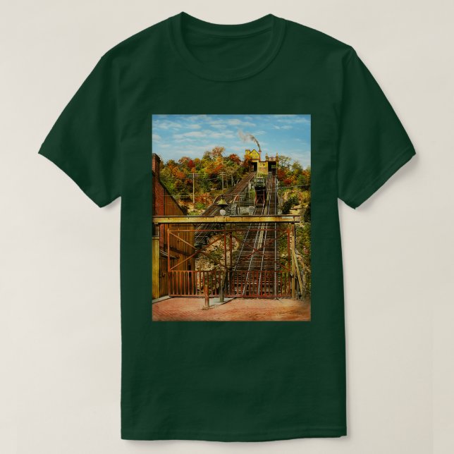 T-shirt City Cincinnati OH Price Hill Incline 1906 (Design devant)