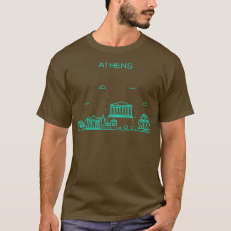 T-shirt City Night Athens