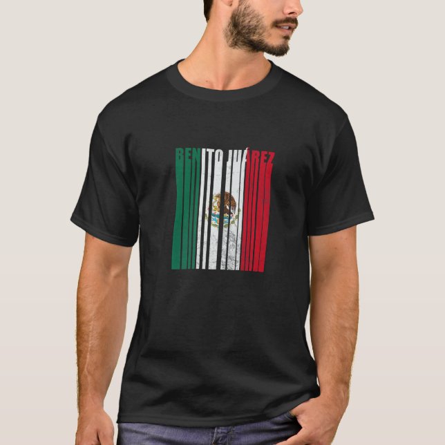 T-shirt Ciudad Benito Juárez México con Águila Mexicana (Devant)