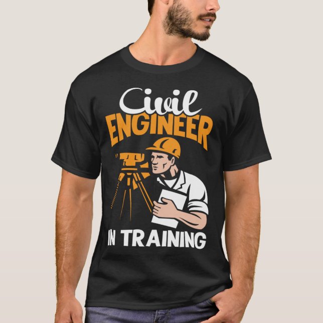 T-shirt Civil Engineer In Training Board Exam Passer Engin (Devant)