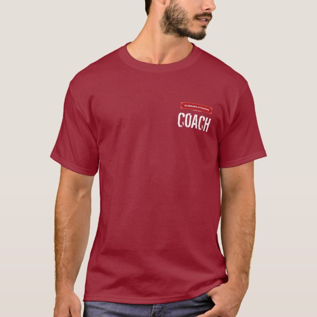 T-shirt Clabaugh Athletics COACH Polo (Devant)