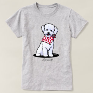 T-Shirt clair Bichon Frise