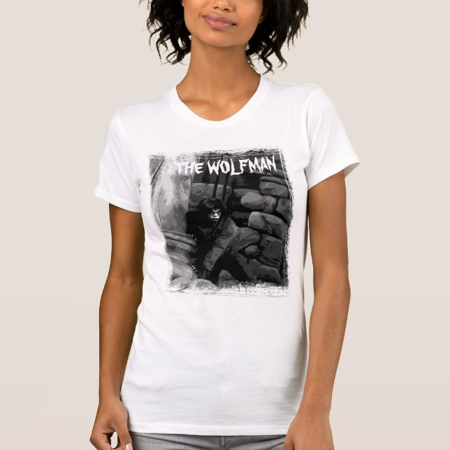 T-shirt Clair de lune Wolfman (Devant)