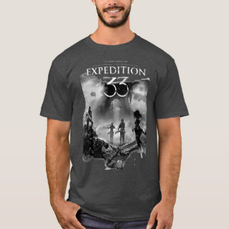 T-shirt Clair Obscur Epedition 33 Joueur Vintage 90s Fan A