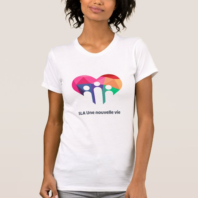 T-shirt clair pour femme  (Devant)