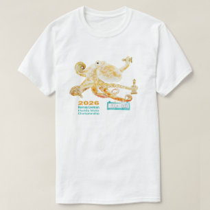 T-shirt clair pour le championnat d'échecs de l'Ét