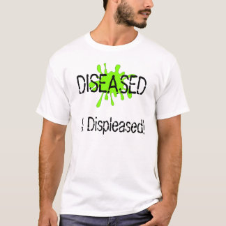 T-shirt Claire est malade et contrariée