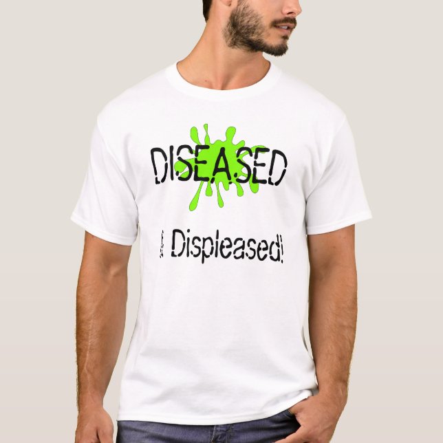 T-shirt Claire est malade et contrariée (Devant)
