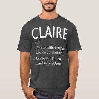 T-shirt Claire Nom Cadeau 2