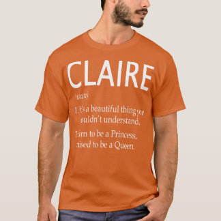 T-shirt Claire Nom Cadeau 41
