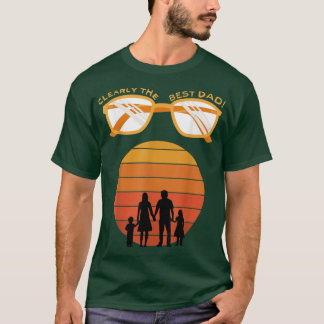 T-shirt Clairement le meilleur papa, cadeau simple, Fête d