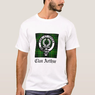 T-shirt Clan Arthur Crest Badge & Tartan