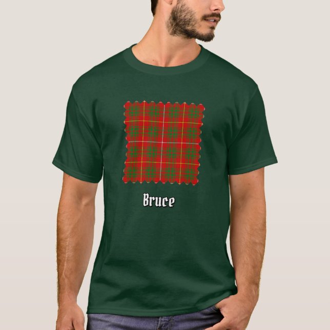 T-shirt Clan Bruce Tartan (Devant)