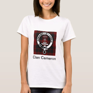 T-shirt Clan Cameron Crest & Tartan