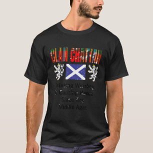 T-shirt Clan Chattan Tartan Scottish Nom de famille Écosse