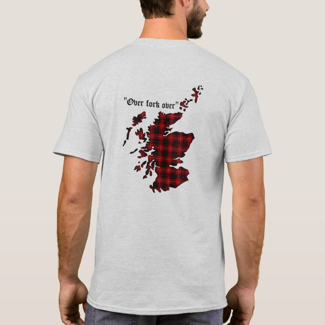 T-shirt Clan Cunningham Adulte (Dos)