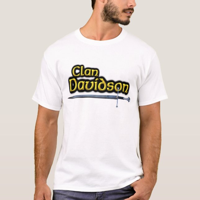 T-shirt Clan Davidson Inspiré écossais (Devant)