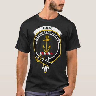 T-shirt Clan de Tartan gris Crest