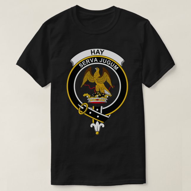 T-shirt Clan écossais de Hay Crest (Design devant)
