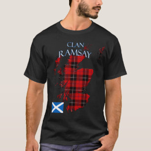 T-shirt Clan écossais de Ramsay Tartan Écosse