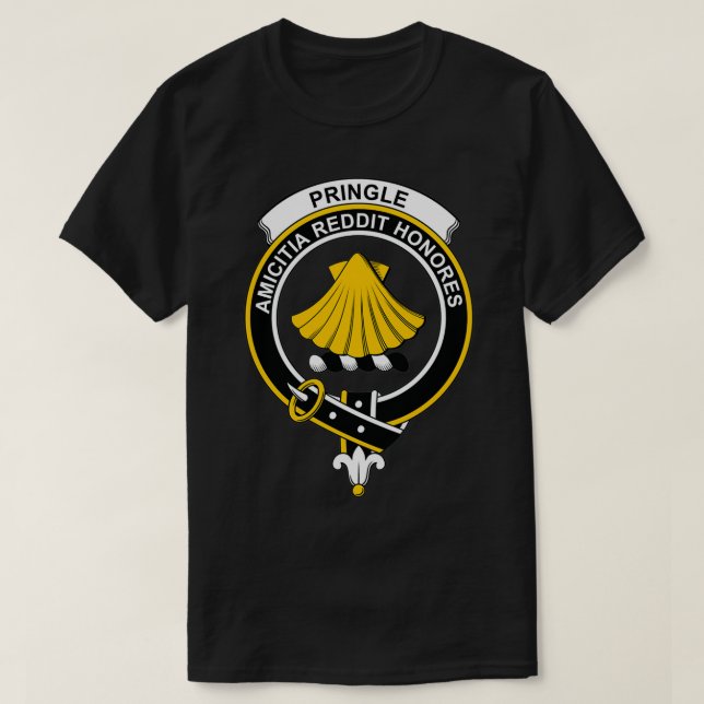T-shirt Clan écossais de Tartan Crest (Design devant)